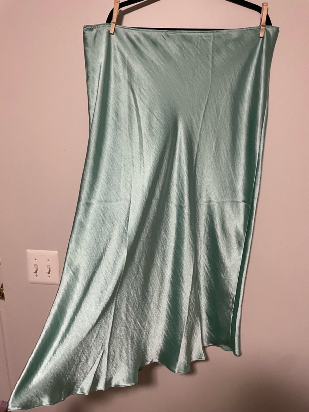 ASOS Teal Bias Cut Skirt
